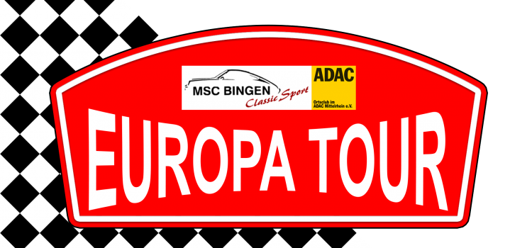 17. EUROPA TOUR 2020 des MSC Bingen e.V. Europa Tour Logo