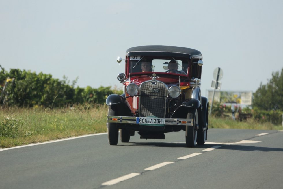 Karin & Norbert Jäkle im Ford Model A (1930) auf der Mainzer Automobil Classic 2019