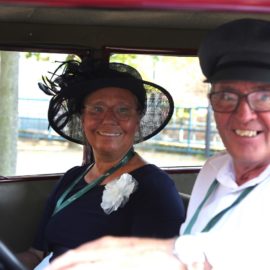 Karin & Norbert Jäkle im Ford Model A (1930) auf der Mainzer Automobil Classic 2019