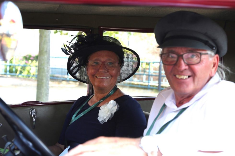 Karin & Norbert Jäkle im Ford Model A (1930) auf der Mainzer Automobil Classic 2019