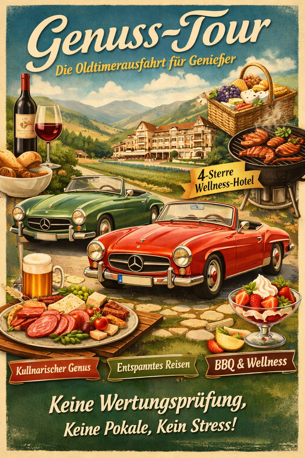 Die Genuss Tour 2026 - Plakat